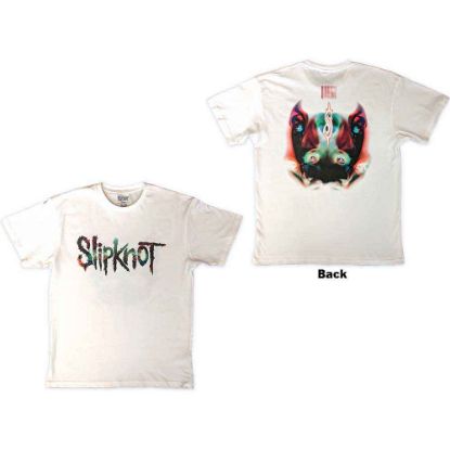 Picture of Slipknot Unisex T-Shirt: Adderall Faceback Back Print