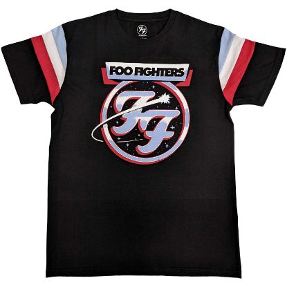 Picture of Foo Fighters Unisex Ringer T-Shirt: Comet Tricolour