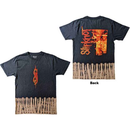 Picture of Slipknot Unisex T-Shirt: The End, So Far Tribal S Bleach Wash Collection & Back Print