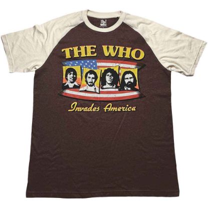 Picture of The Who Unisex Raglan T-Shirt: Invades America