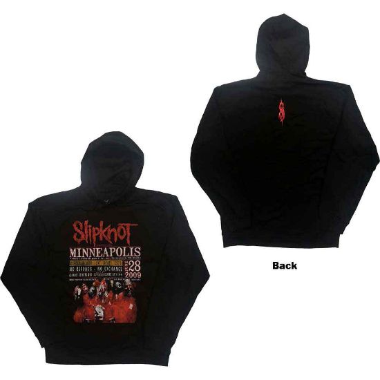 Picture of Slipknot Unisex Pullover Hoodie: Minneapolis '09 Back Print