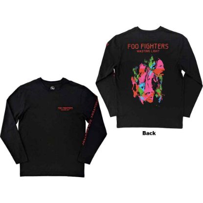 Picture of Foo Fighters Unisex Long Sleeve T-Shirt: Wasting Light Back & Sleeve Print