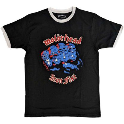 Picture of Motorhead Unisex Ringer T-Shirt: Iron Fist