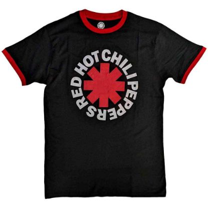 Picture of Red Hot Chili Peppers Unisex Ringer T-Shirt: Classic Asterisk