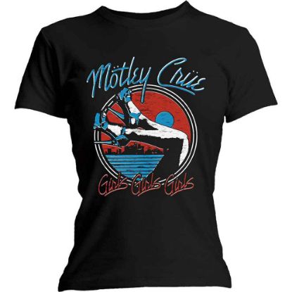 Picture of Motley Crue Ladies T-Shirt: Heels V.3.