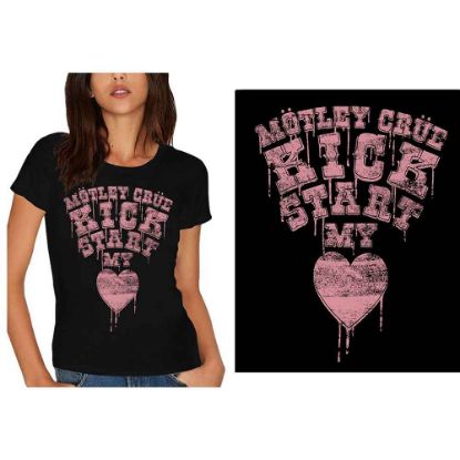 Picture of Motley Crue Ladies T-Shirt: Kick Start My Heart
