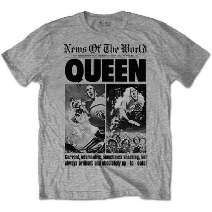 Picture of Queen Unisex T-Shirt: News of the World 40th Front Page