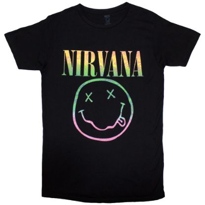 Picture of Nirvana Ladies T-Shirt: Sorbet Ray Happy Face (8)