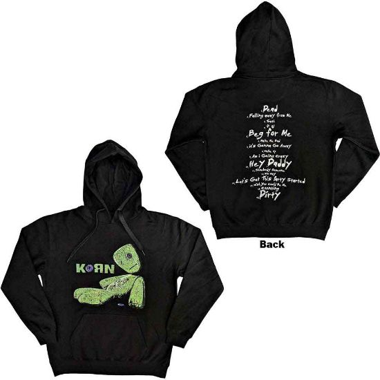 Picture of Korn Unisex Pullover Hoodie: Issues Tracklist Back Print