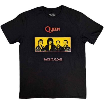 Picture of Queen Unisex T-Shirt: Face It Alone Panel