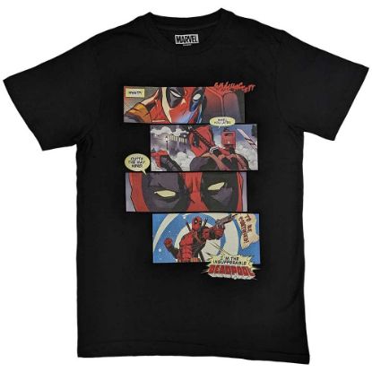 Picture of Marvel Comics Unisex T-Shirt: Deadpool Strips