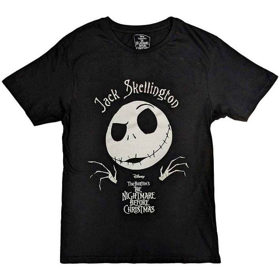 Picture of The Nightmare Before Christmas Unisex T-Shirt: Jack Head Embellished