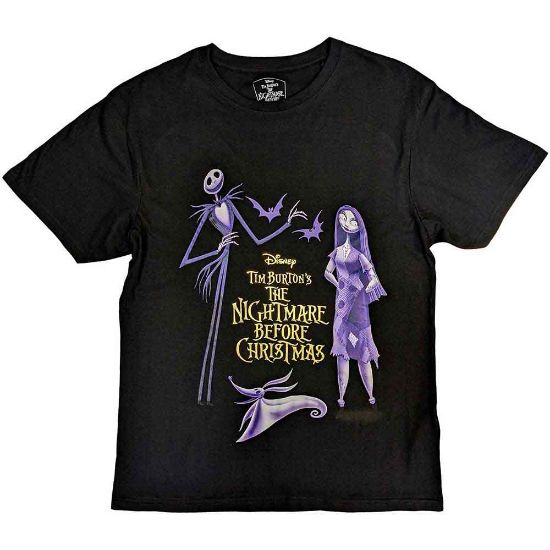 Picture of The Nightmare Before Christmas Unisex T-Shirt: Purple Characters Embellished