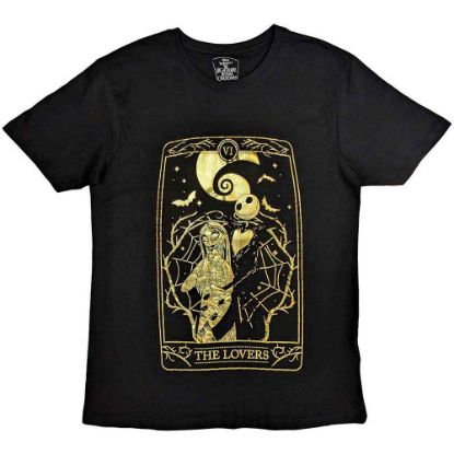 Picture of The Nightmare Before Christmas Unisex T-Shirt: Jack & Sally Lovers Embellished
