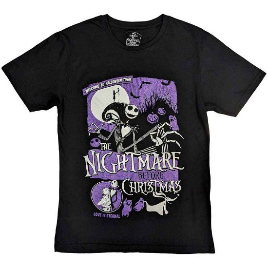 Picture of The Nightmare Before Christmas Unisex T-Shirt: Welcome To Halloween Town Embellished