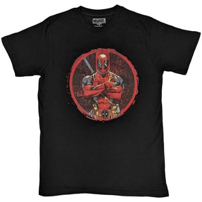 Picture of Marvel Comics Unisex T-Shirt: Deadpool Arms Crossed