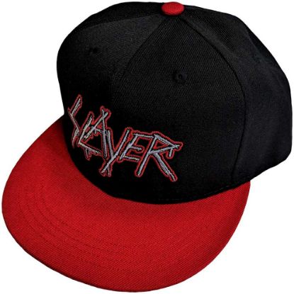 Picture of Slayer Unisex Snapback Cap: Dripping Logo Outline