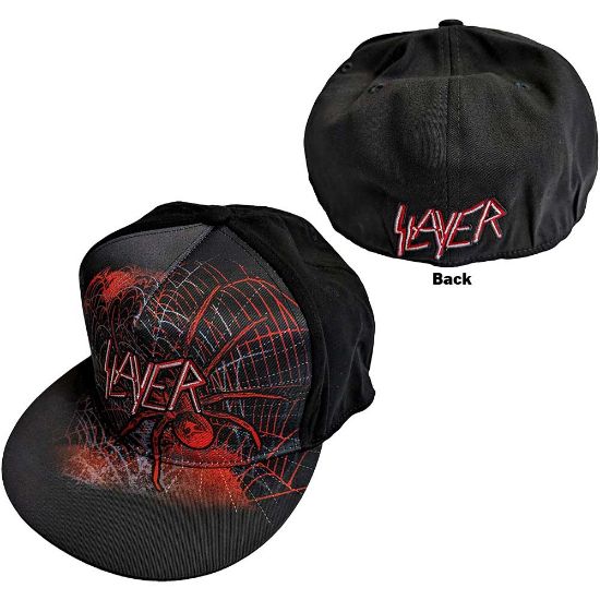 Picture of Slayer Unisex Snapback Cap: Spiderweb