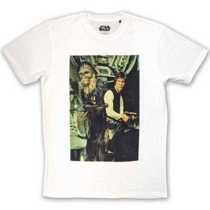 Picture of Star Wars Unisex T-Shirt: Chewbacca & Han Stare