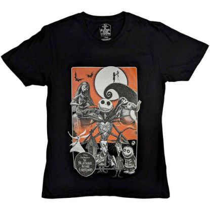 Picture of The Nightmare Before Christmas Unisex T-Shirt: Orange Moon Embellished