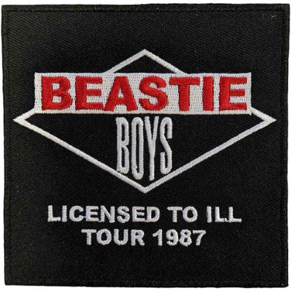 Picture of The Beastie Boys Woven Patch: Licensed To Ill Tour 1987 (Standard) 