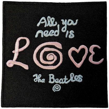 Picture of The Beatles Woven Patch: All You Need Is Love (Standard) 
