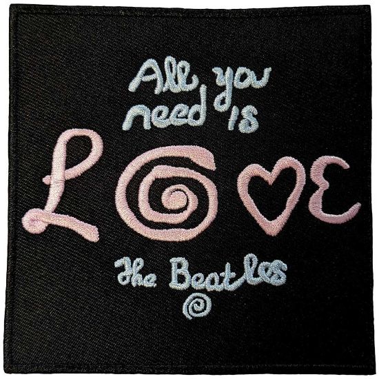 Picture of The Beatles Woven Patch: All You Need Is Love (Standard) 