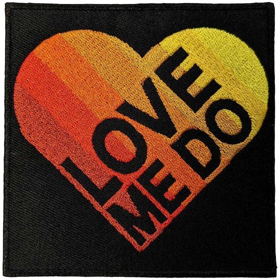 Picture of The Beatles Woven Patch: Love Me Do Gradient Heart (Standard) 