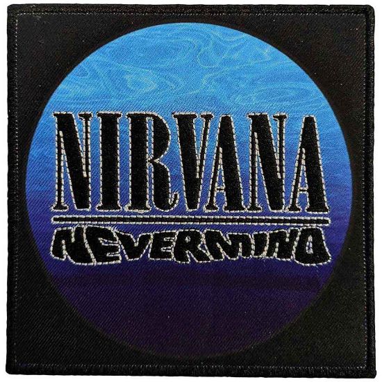 Picture of Nirvana Printed Patch: Nevermind Wavy Logo (Standard) 