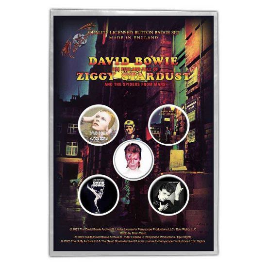 Picture of David Bowie Button Badge Pack: Early Albums