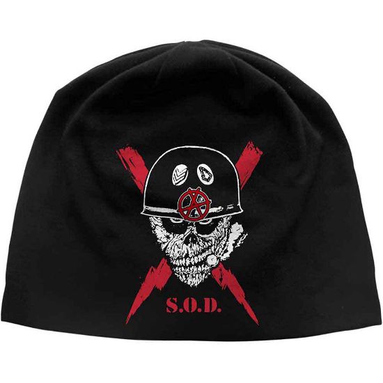 Picture of Stormtroopers of Death Unisex Beanie Hat: Scrawled Lightning JD Print