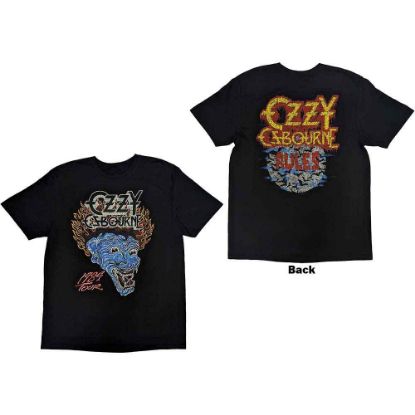 Picture of Ozzy Osbourne Unisex T-Shirt: Bark At The Moon Tour '84 Back Print
