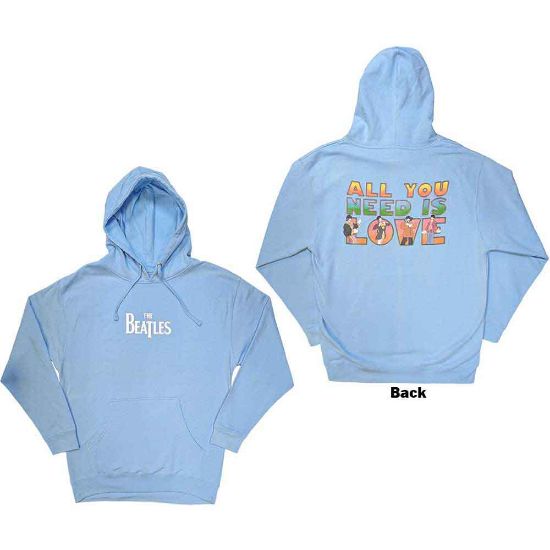 Picture of The Beatles Unisex Pullover Hoodie: All You Need Is Love Back Print