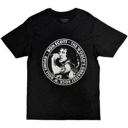 Picture of Bon Scott Unisex T-Shirt: TWGRRS Circle