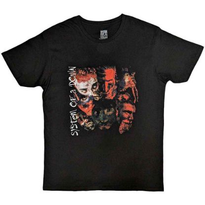 Picture of System Of A Down Unisex T-Shirt: Painted Faces