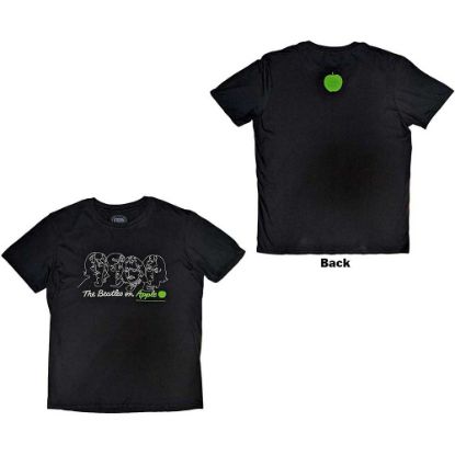 Picture of The Beatles Unisex T-Shirt: On Apple Back Print