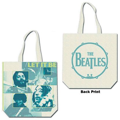 Picture of The Beatles Cotton Tote Bag: Let it be Back Print