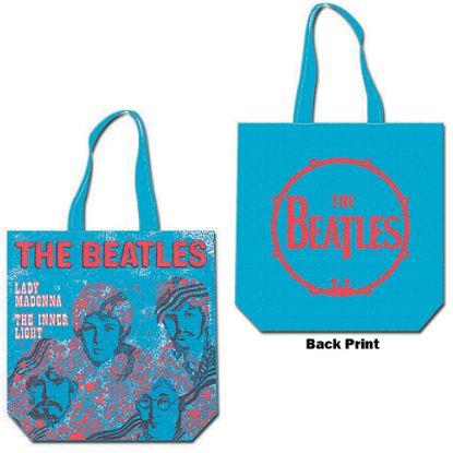 Picture of The Beatles Cotton Tote Bag: Lady Madonna Back Print