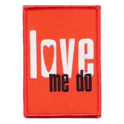 Picture of The Beatles Woven Patch: Love Me Do (Standard) 