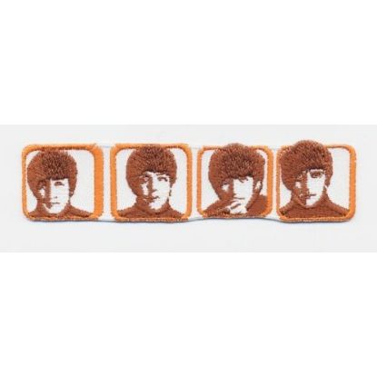 Picture of The Beatles Woven Patch: Heads in Boxes (Standard) 
