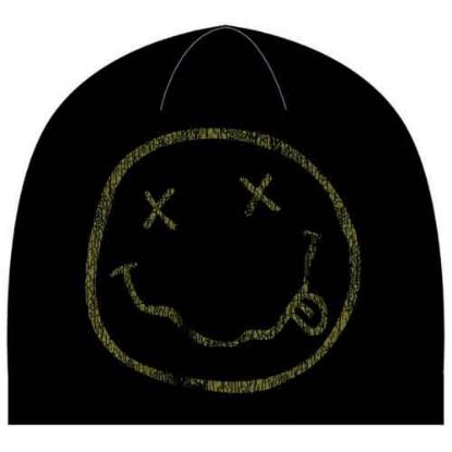 Picture of Nirvana Unisex Beanie Hat: Happy Face