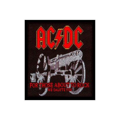 Picture of AC/DC Woven Patch: For those about to Rock (Standard)