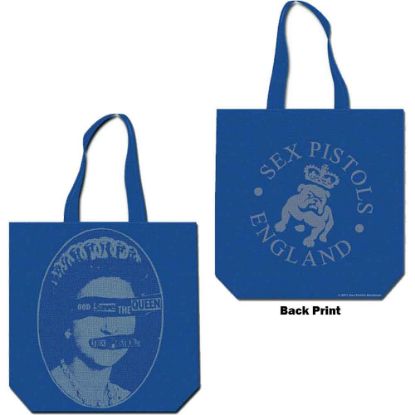 Picture of The Sex Pistols Cotton Tote Bag: God Save the Queen Back Print