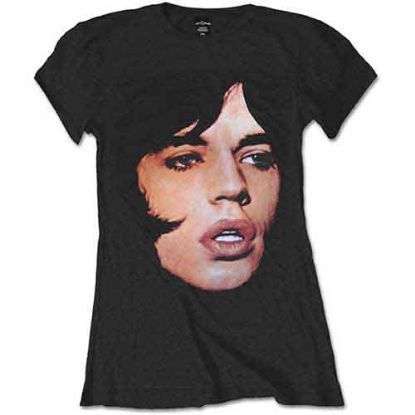Picture of The Rolling Stones Ladies T-Shirt: Mick Portrait