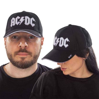 Picture of AC/DC Unisex Baseball Cap: White Logo