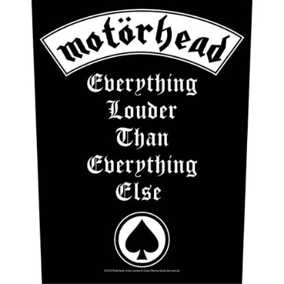 Picture of Motorhead Back Patch: Everything Louder