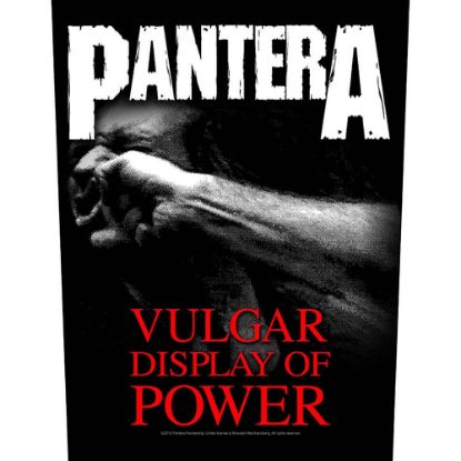 Picture of Pantera Back Patch: Vulgar Display Of Power