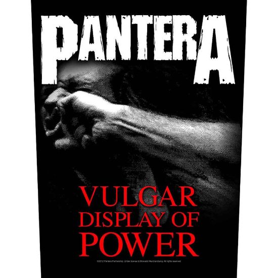 Picture of Pantera Back Patch: Vulgar Display Of Power