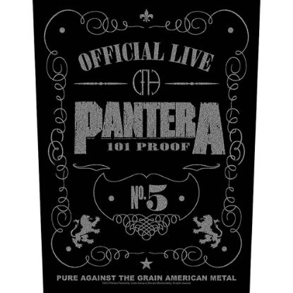 Picture of Pantera Back Patch: 101 Proof