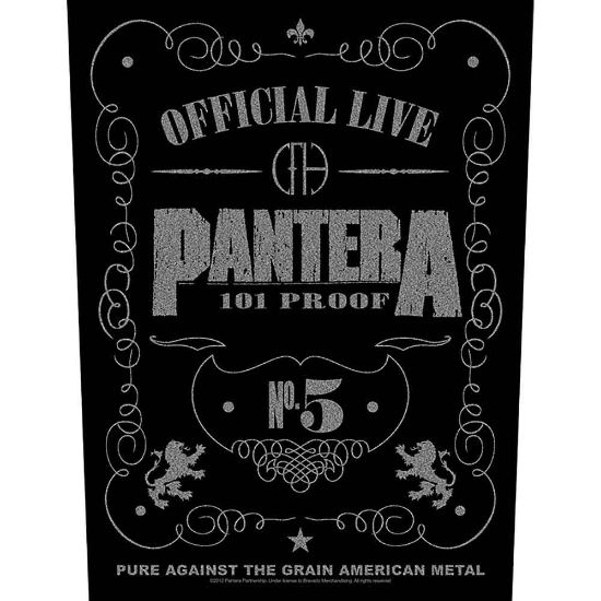 Picture of Pantera Back Patch: 101 Proof
